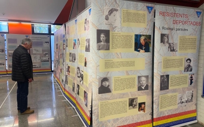 La inauguració de l'exposició 'Resistents i deportades' | Júlia Ramon